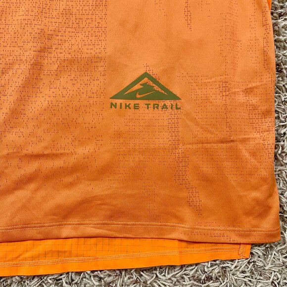 NEW Nike Dri-FIT Trail Rise 365 Men’s Running Top Orange DM4646-885, Size Large - Picture 5 of 11
